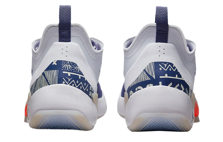 Мужские кроссовки Jordan Jordan Luka 1 1 Quai 54 (сине-серые) — фото 5