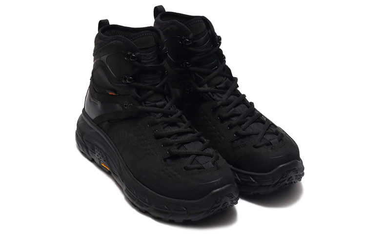 Ботинки Hoka One Ultra Hi 2 Waterproof (черные) — Чёрный — фото 2