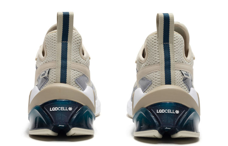 Мужские кроссовки PUMA LQDCELL Origin Tech (хаки-серые) — фото 4