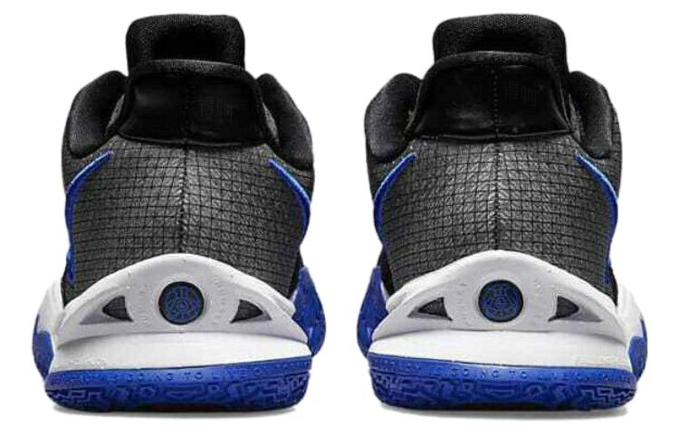 Мужские кроссовки Nike Kyrie Low 4 TB (черно-синие) — фото 5