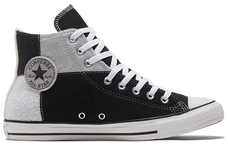Кеды Converse Chuck Taylor All Star (серый / черный) — Серый / чёрный — фото 2