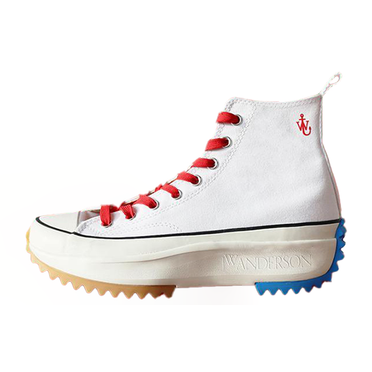 Кеды Converse Run Star Hike (бело-сине-красные)