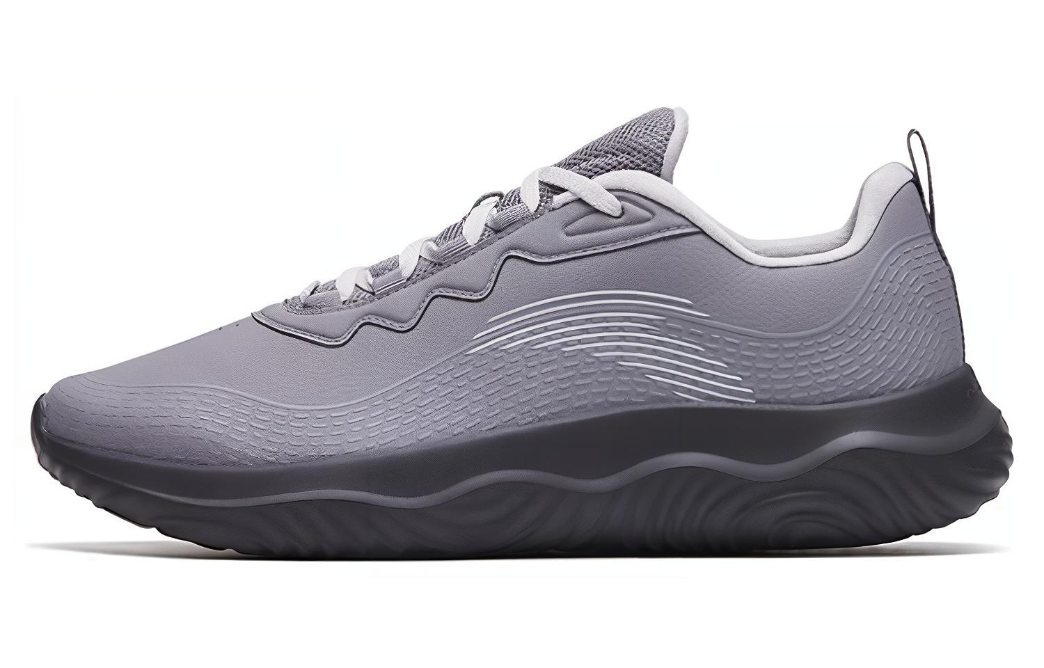 Anta Shenxing Slip Resistant Abrasion Resistant Low top Training Shoes Men's Microchip Gray