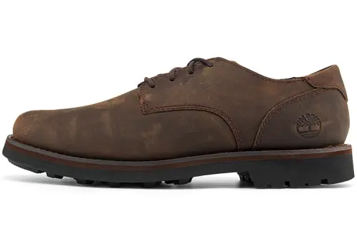 Timberland Leather Shoes Men's Dark Brown