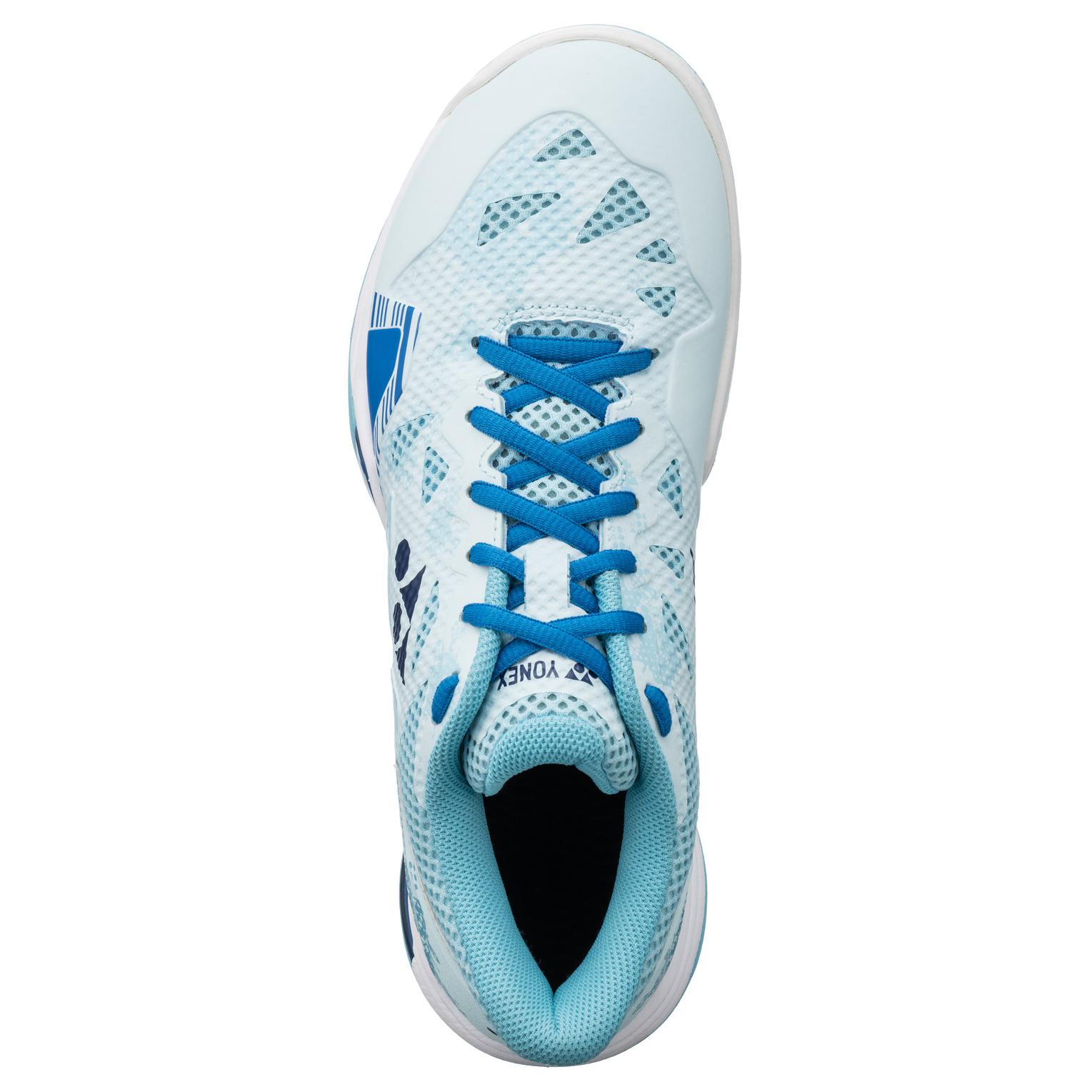 YONEX Power Cushion Eclipse Z Comfortable Slip Resistant Abrasion Resistant Mid top Badminton Shoes Unisex Blue