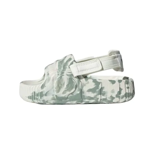 Adidas Wmns Adilette 22 Xlg Slide 'Off White Silver Green' Women's