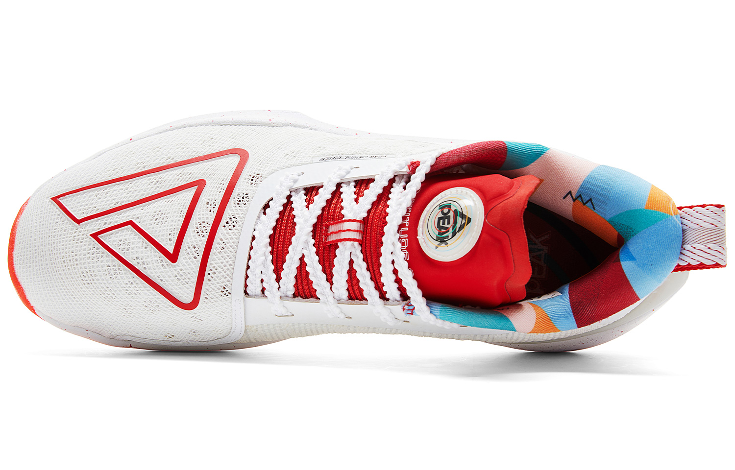 PEAK Cushioning Slip Resistant Abrasion Resistant Rebound Anti Twist Low top Basketball Shoes Men’s Baymax Red