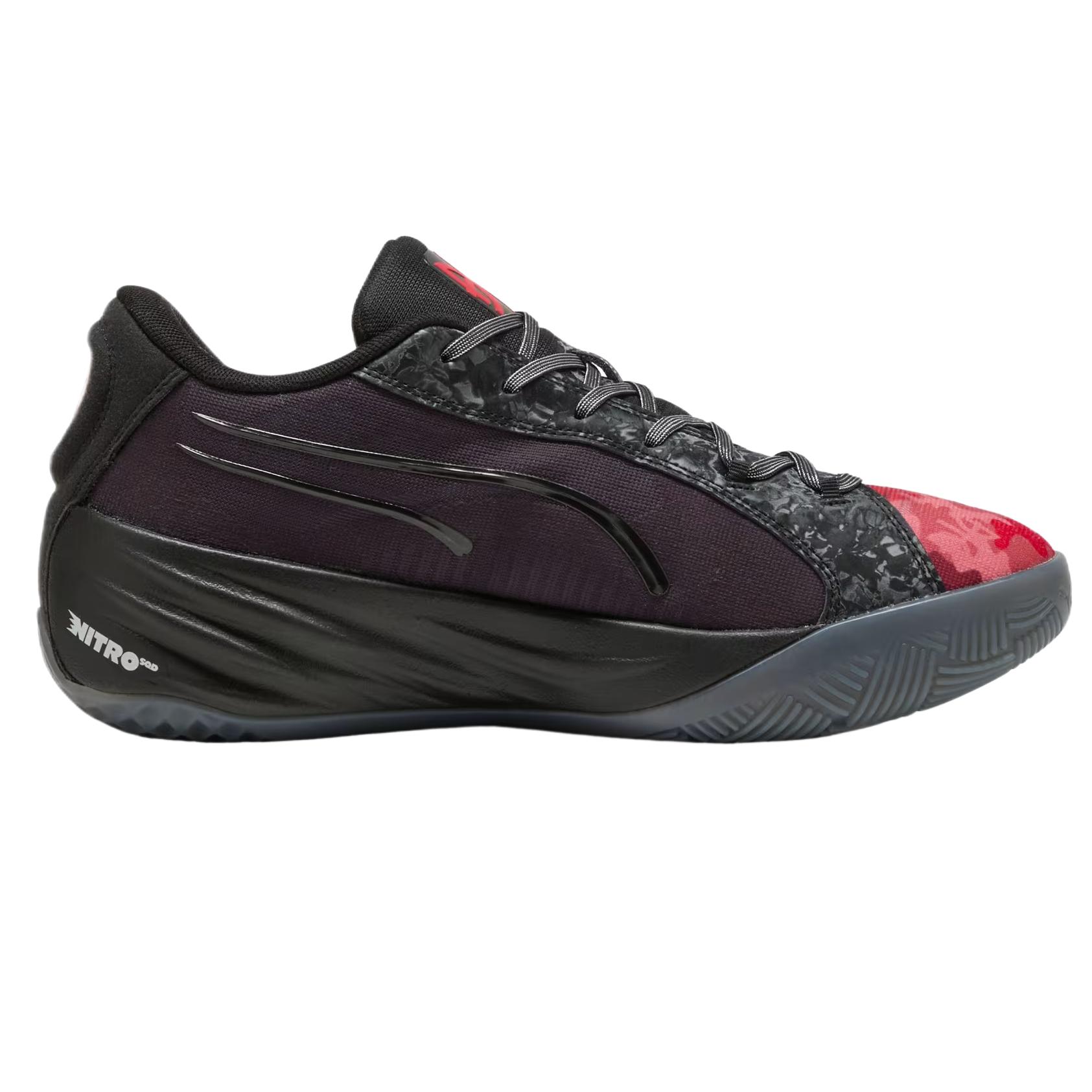 PUMA All Pro Nitro DA Lightweight Low top Basketball Shoes Men’s Red