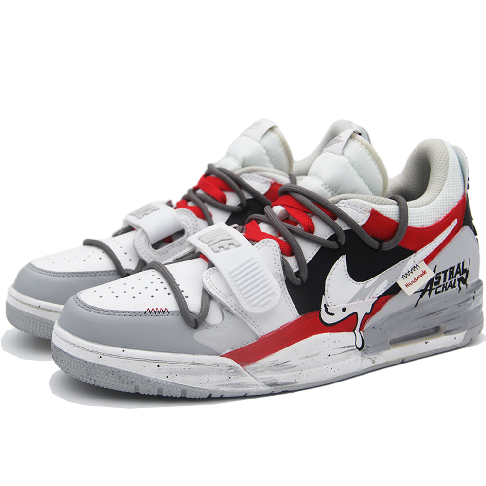 Jordan Legacy 312 Acidic Synthetic Leather, Leather Abrasion Resistant Low top Vintage Basketball Shoes Men’s