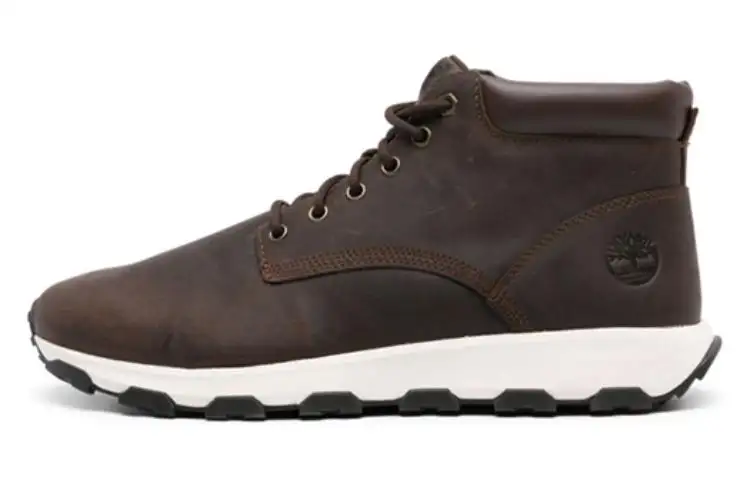 Timberland Field Boots Ankle Boots Flat Men's Umber