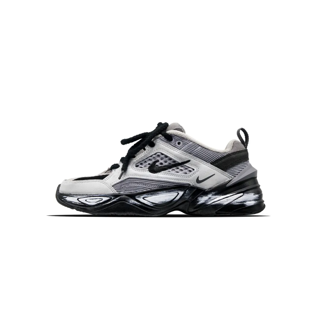 Nike M2K Tekno SP Maillard Style, Night Phantom Abrasion Resistant Low top Chunky Sneakers Unisex Black Gray
