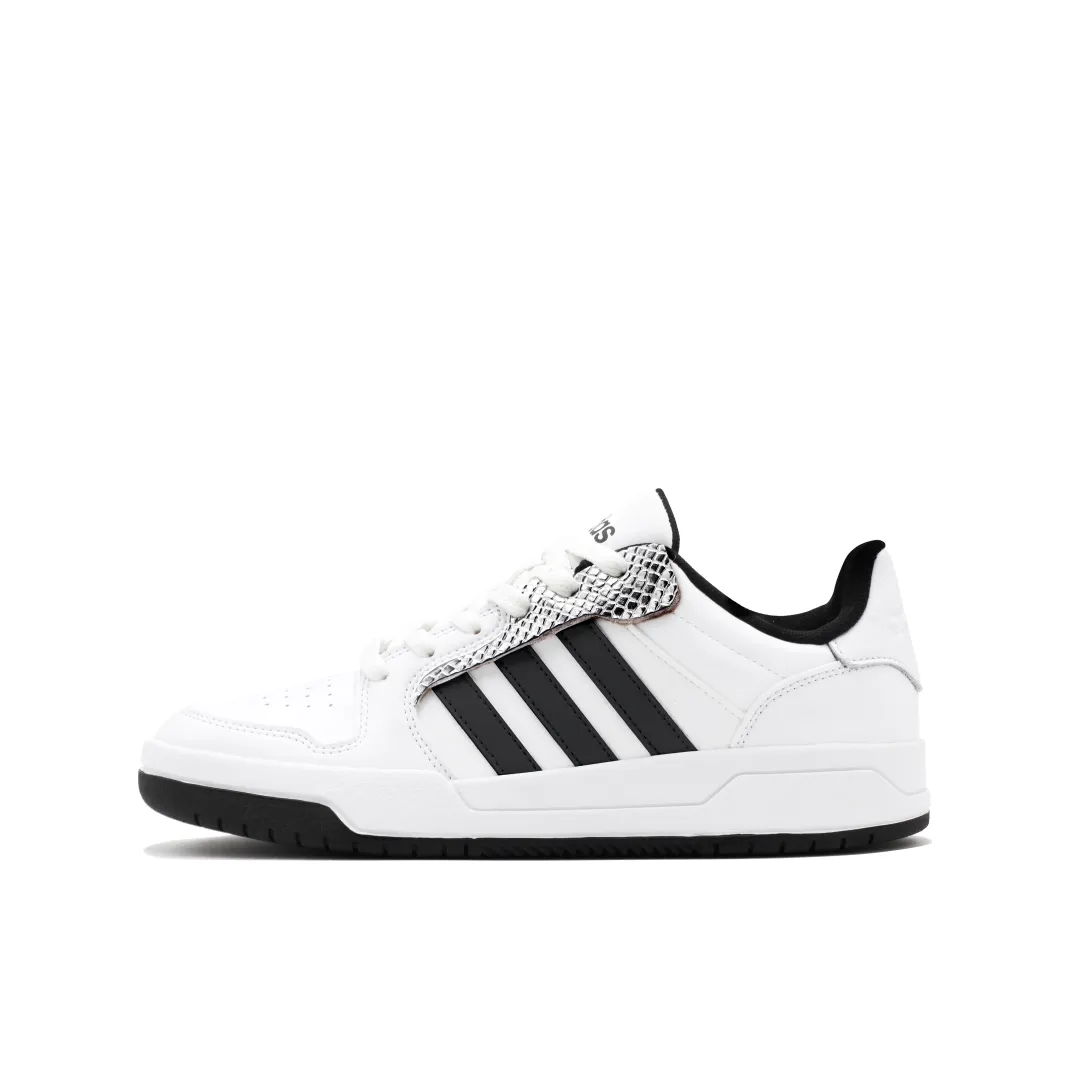 Adidas Neo Entrap Slip Resistant Abrasion Resistant Low top Vintage Basketball Shoes Unisex White