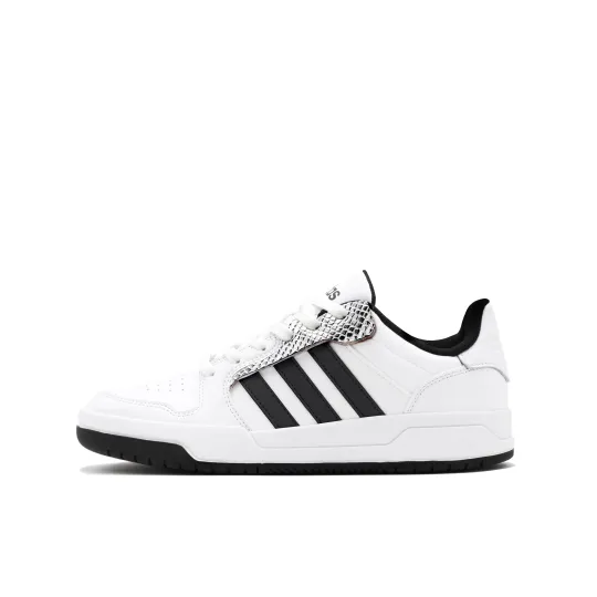 Adidas Neo Entrap Slip Resistant Abrasion Resistant Low top Vintage Basketball Shoes Unisex White