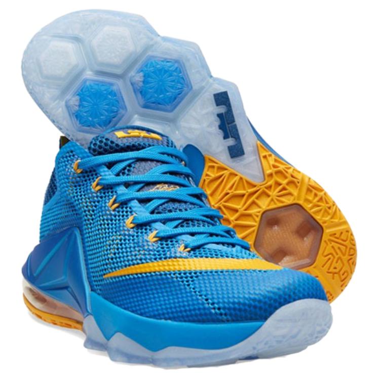 Мужские кроссовки Nike Lebron 12 (синий) — фото 3