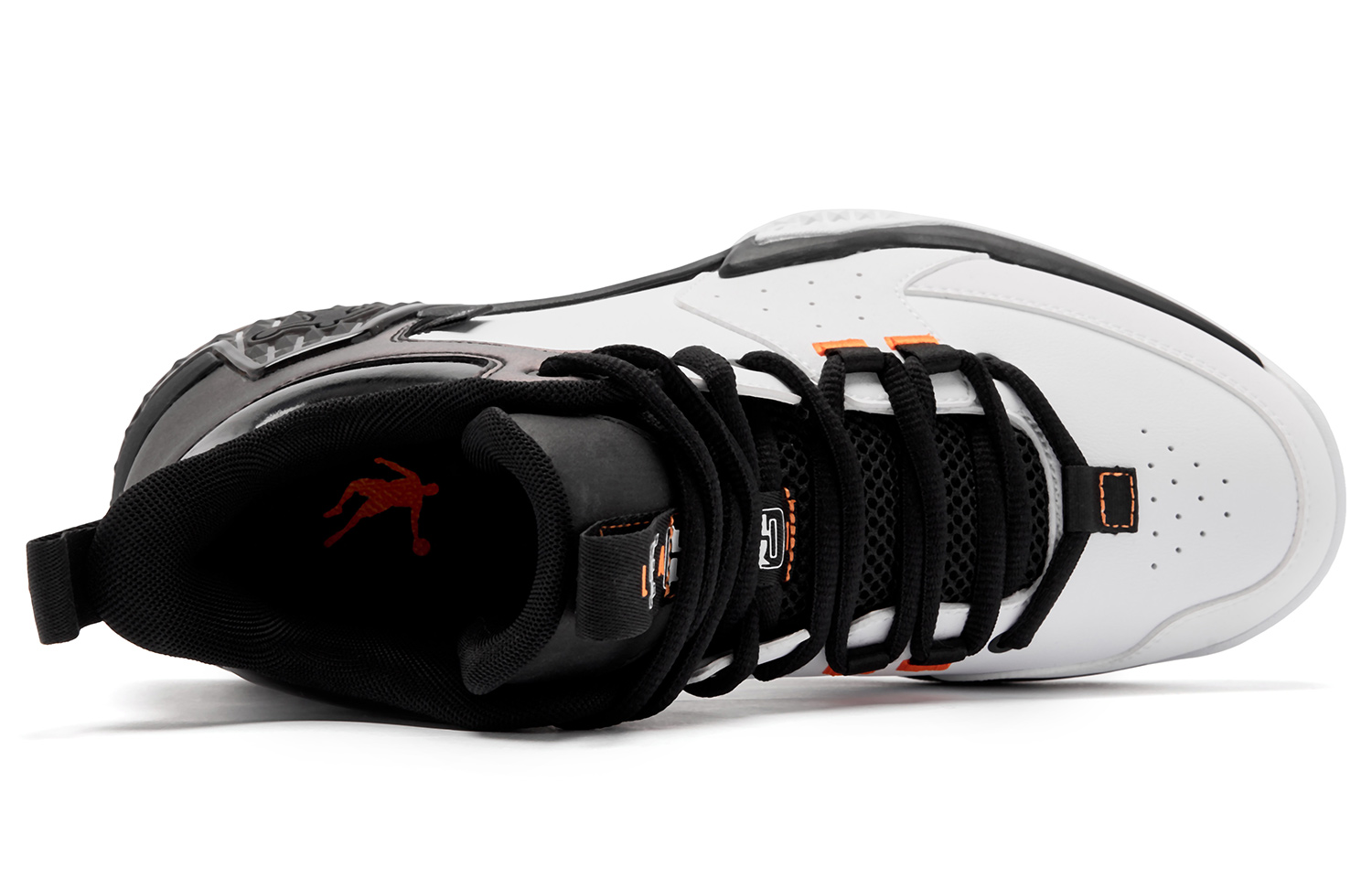 QIAODAN Killing Move 1.0 Basketball Shoes Men’s Mid Top Jordan White/Black