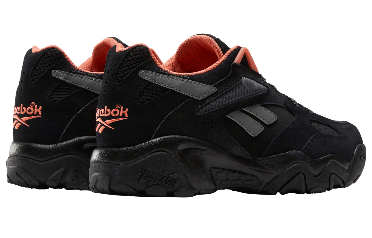 Reebok Preseason 94 Low top Vintage Basketball Shoes Unisex Black
