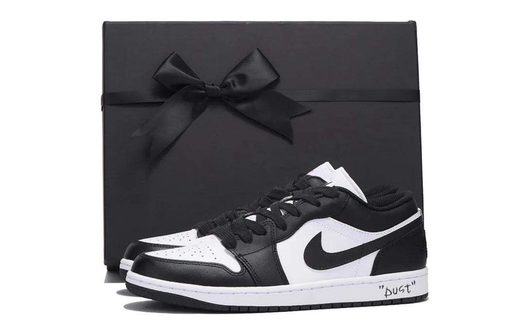 Jordan Air Jordan 1 Low Cushioning Slip Resistant Abrasion Resistant Coverage Low top Vintage Basketball Shoes Men's