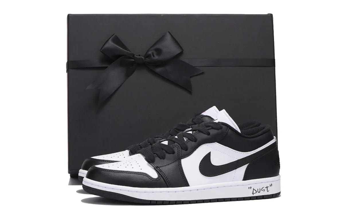 Jordan Air Jordan 1 Low Cushioning Slip Resistant Abrasion Resistant Coverage Low top Vintage Basketball Shoes Men's