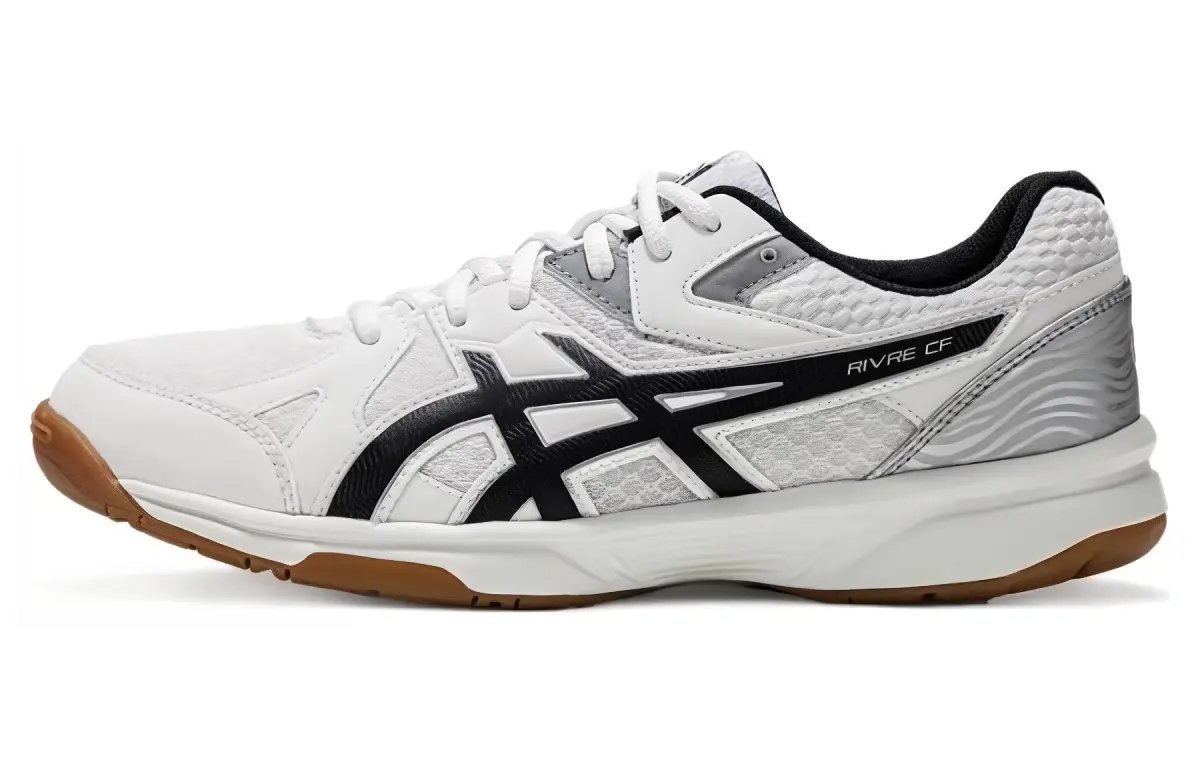 ASICS RIVRE CF Low top Badminton Shoes Unisex White Black
