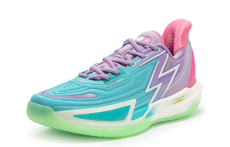 361° BIG3 4.0 Quick Pro Basketball Shoes Men’s Low Top Blue/Purple