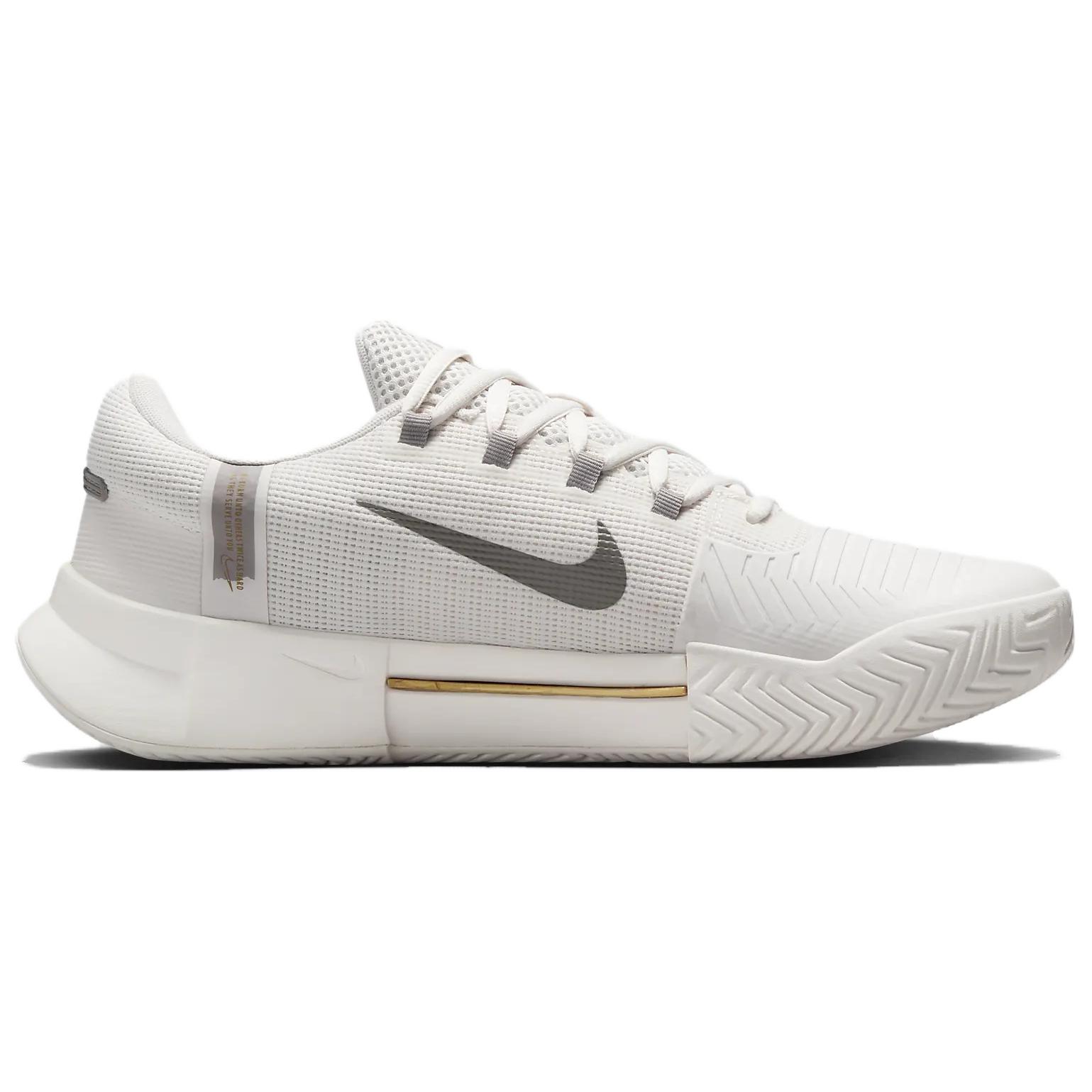 Nike Court Gp Challenge 1 Hc Premium Phantom College Grey Metallic Gold Metallic Pewter