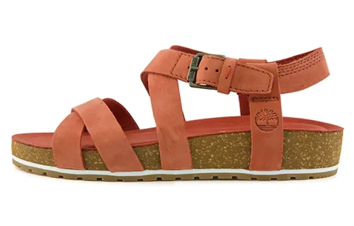 Timberland Malibu Waves Beach Sandals Women's Rusty Red