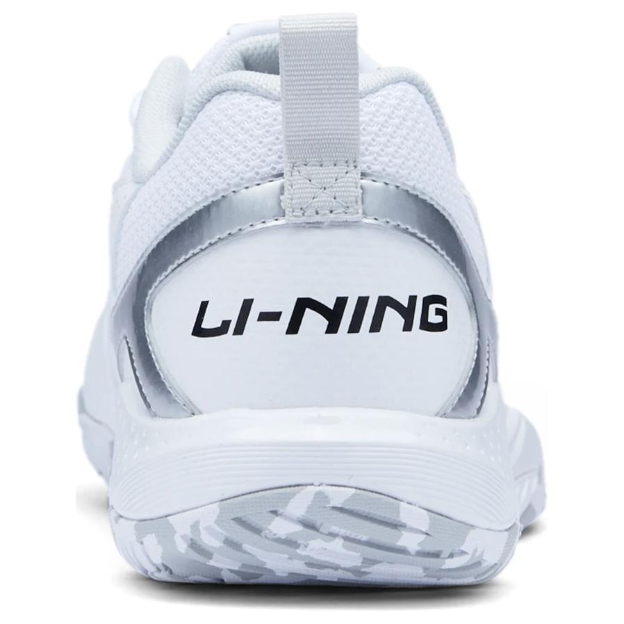 Li Ning Gale LITE Slip Resistant Abrasion Resistant Low top Badminton Shoes Unisex Standard White Black