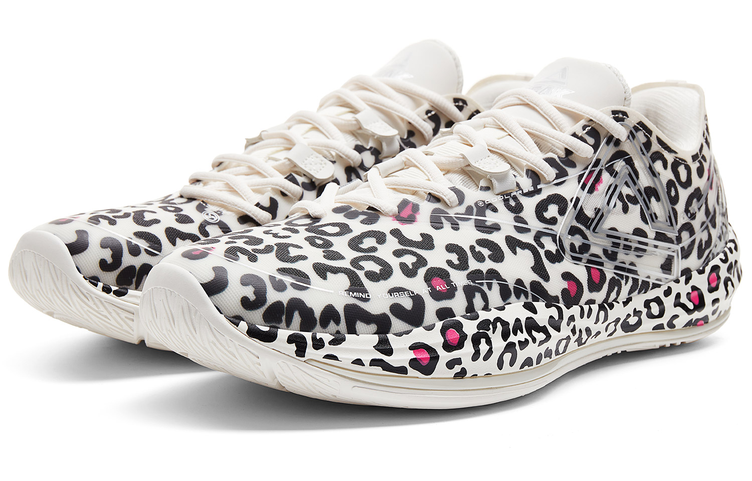 PEAK Light And Agile 3.0 Basketball Shoes Men’s Low Top White/Black/Rose Red