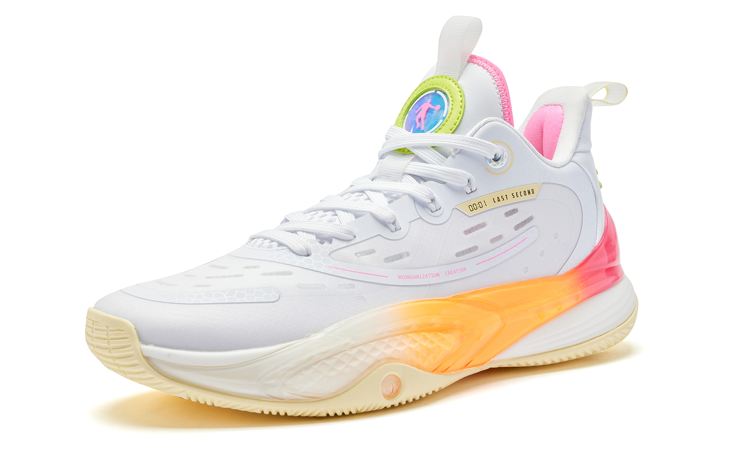 QIAODAN Killing Move 3.0 Mid top Basketball Shoes Men’s Jordan White