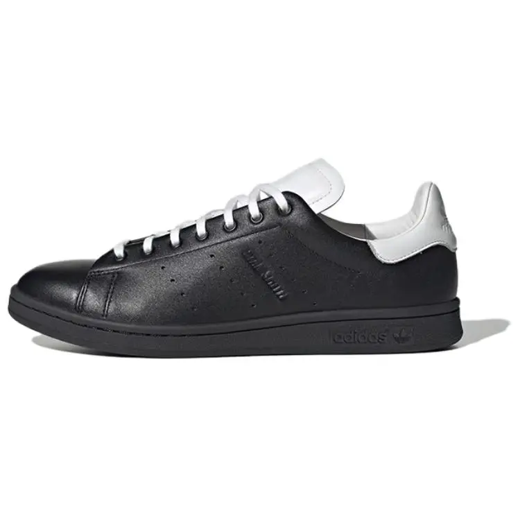 Adidas Originals Stan Smith Lux Abrasion-Resistant Low-top Tennis Shoes Men's Black White