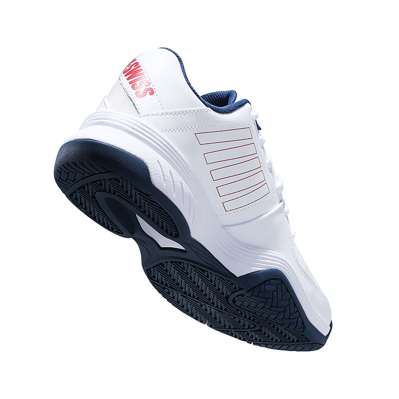 K·SWISS Breathable Low top Tennis Shoes Men’s White Blue