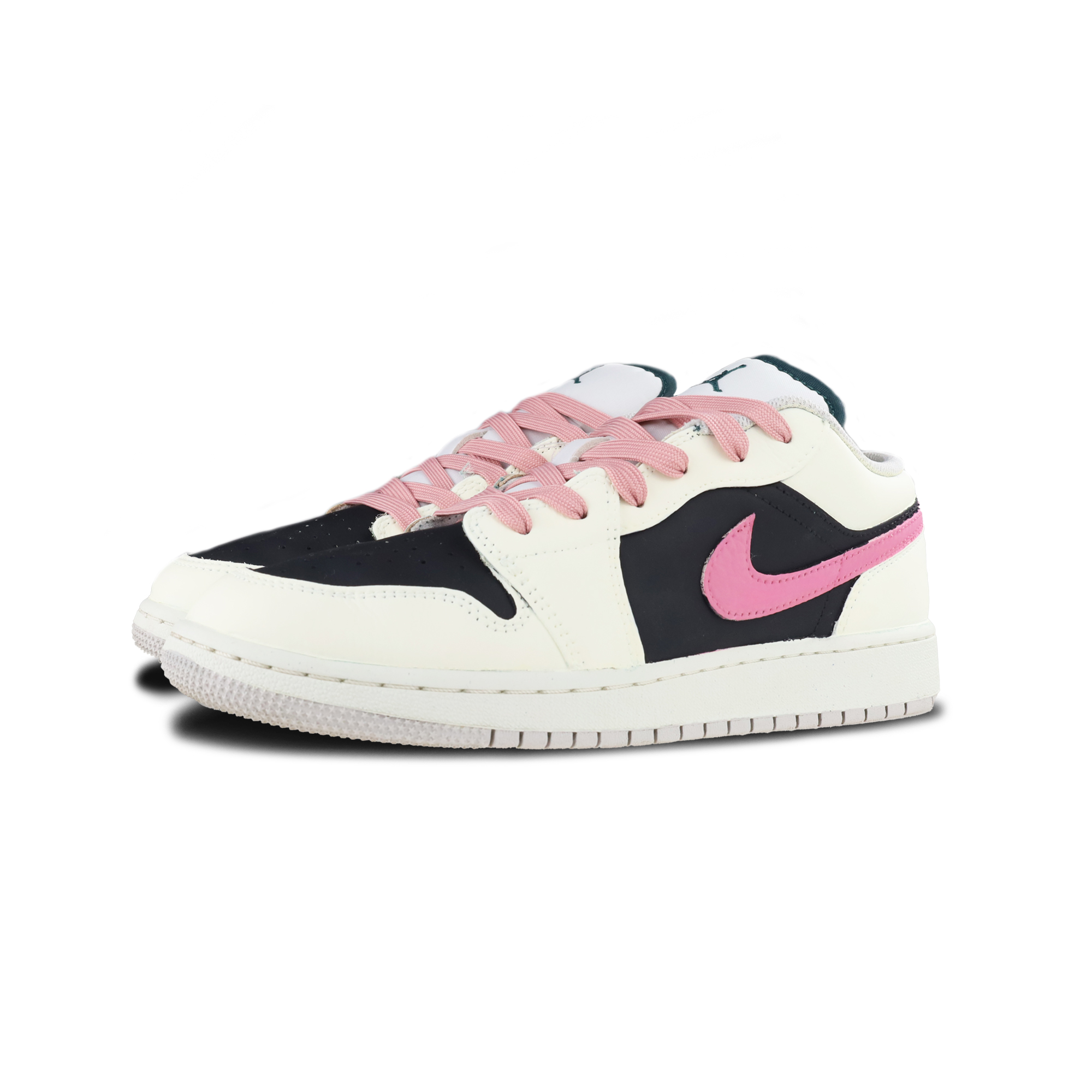 Jordan Air Jordan 1 Abrasion Resistant Abrasion Resistant Low top Vintage Basketball Shoes Unisex Beige