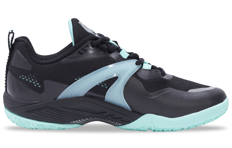 KUMPOO Badminton Shoes Unisex Low Top Black/Blue