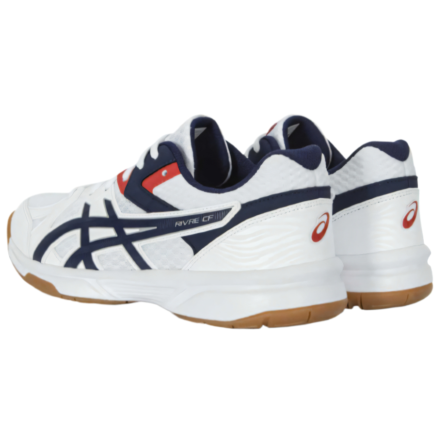 Asics RIVRE CF Mesh, Synthetic Leather Low top Training Shoes Unisex White Blue