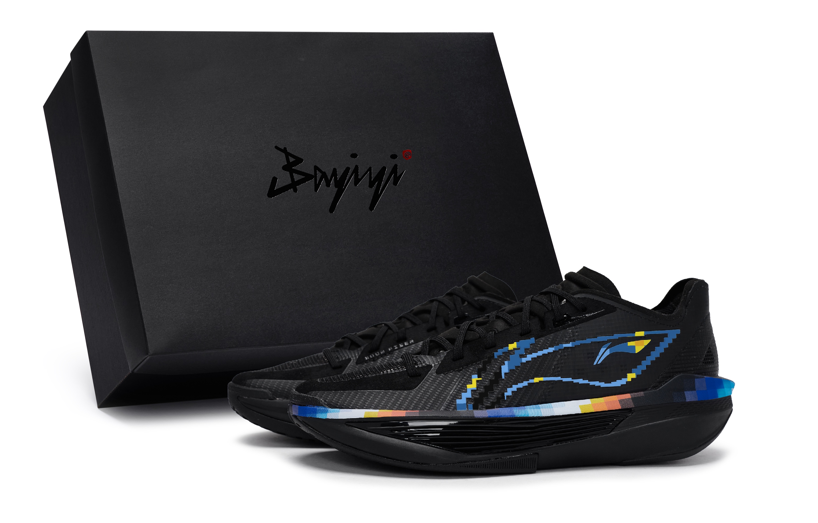 Li Ning Ultra Light 811 Manufacturing, Pixel Starry Night, Special Shoe Box Cushioning Slip Resistant