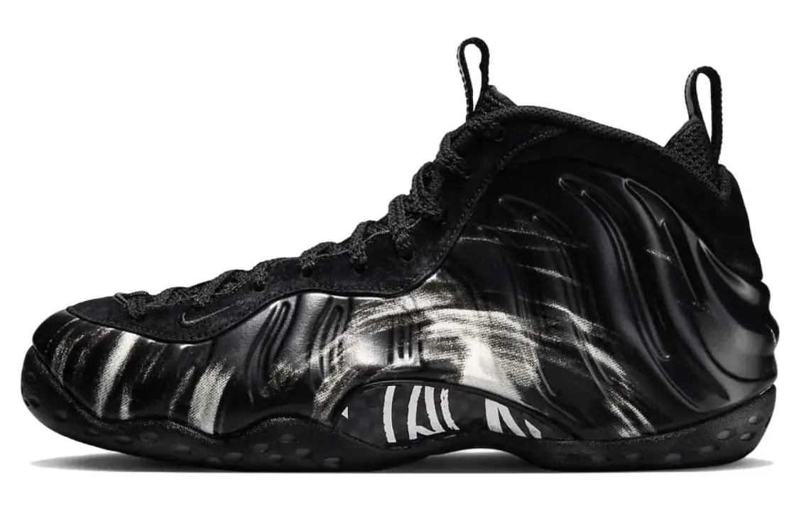 Nike Foamposite One Mid top Basketball Shoes Men's Black
