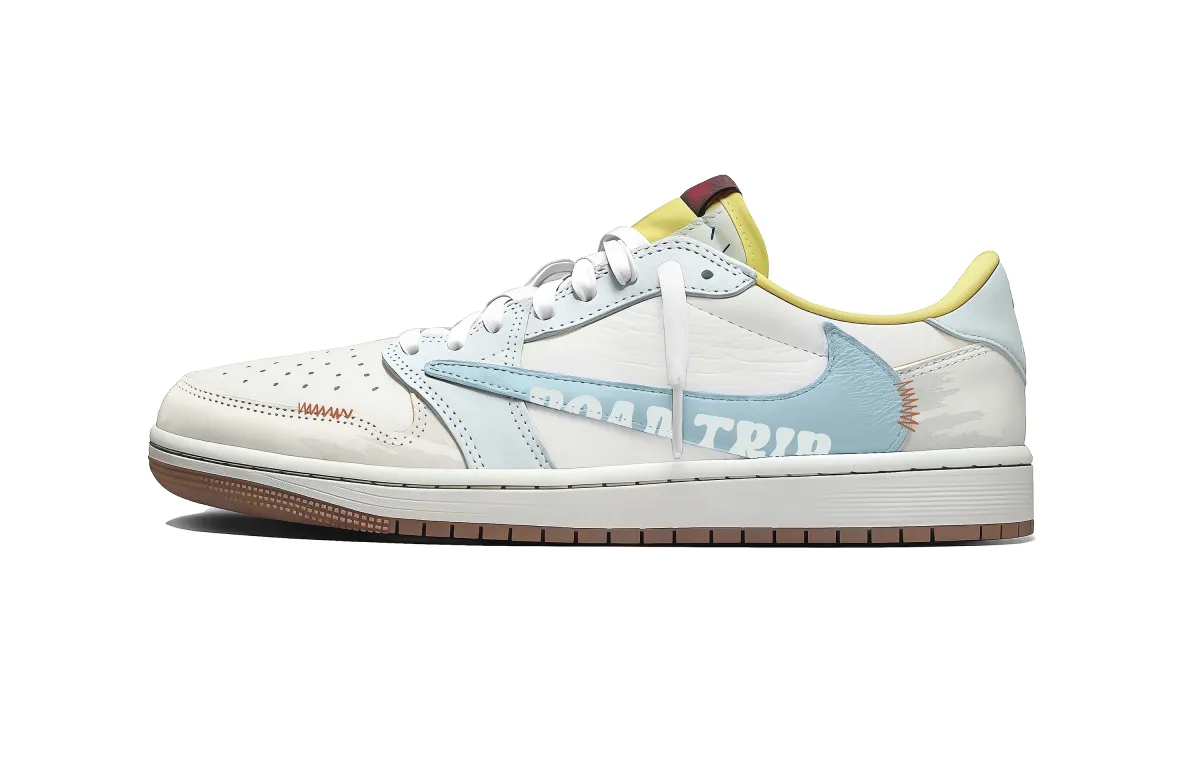 Jordan Air Jordan 1 Vintage Basketball Shoes Unisex Low-top Blue