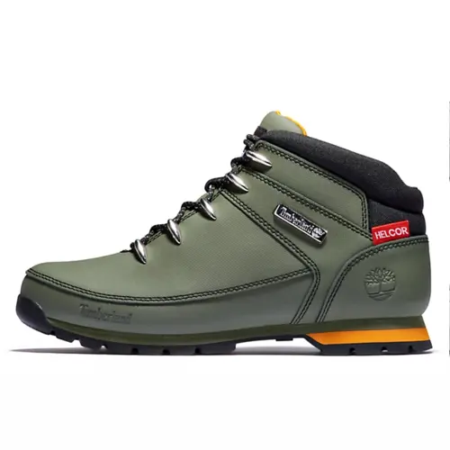 Timberland Euro Sprint Fashion Trend Cushioning Slip Resistant Abrasion Resistant Mid top Outdoor Shoes Men's Green