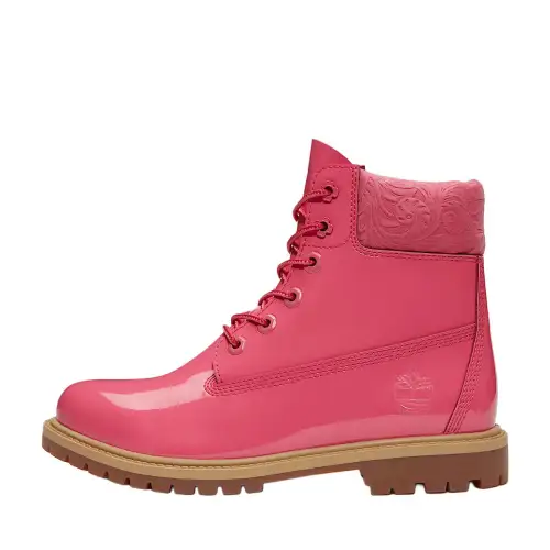 Timberland Patent leather Lace up Boots Women's