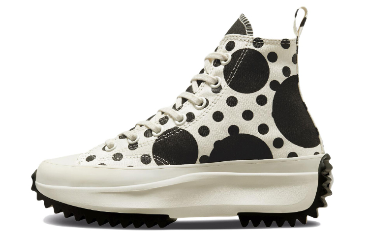 Кеды Converse Run Star Hike Platform (черно-белые)