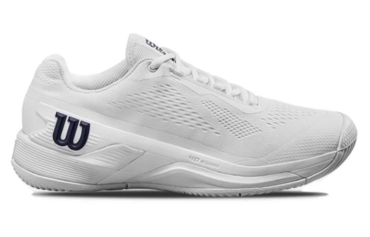 Wilson Rush Pro 4.0 Abrasion Resistant Support Abrasion Resistant Support Low top Tennis Shoes Men’s White