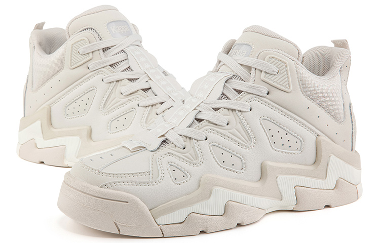 Kappa Slip Resistant Abrasion Resistant Slip Resistant Abrasion Resistant Mid top Performance Basketball Shoes Unisex