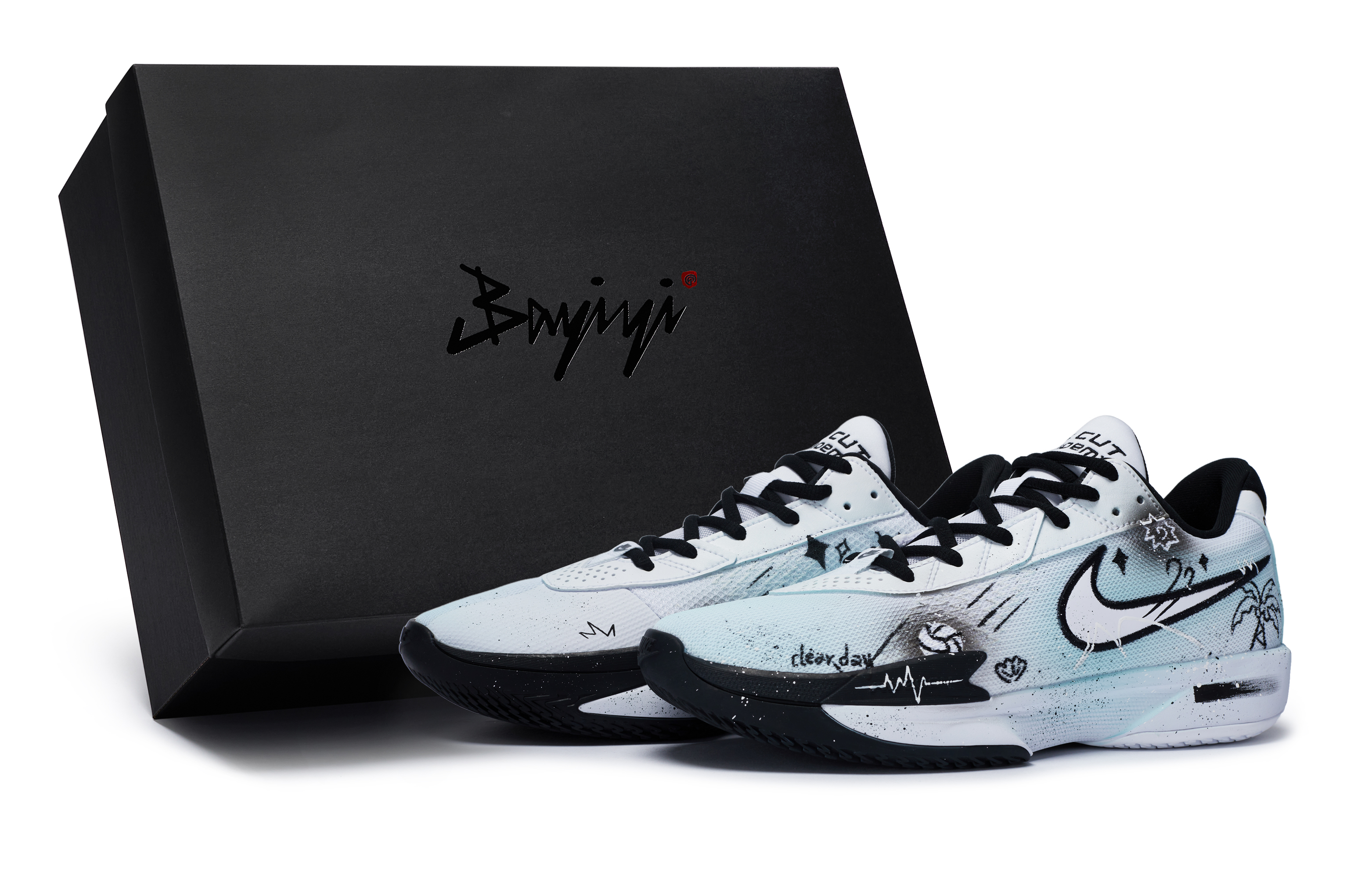 Nike Air Zoom G.T. Cut Academy Basketball Shoes Men’s Low Top White/Black