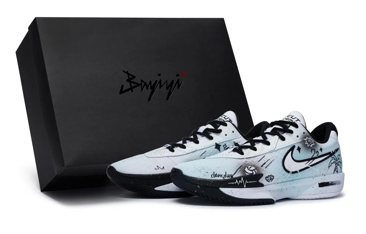 Nike Air Zoom G.T. Cut Academy Basketball Shoes Men's Low Top White/Black