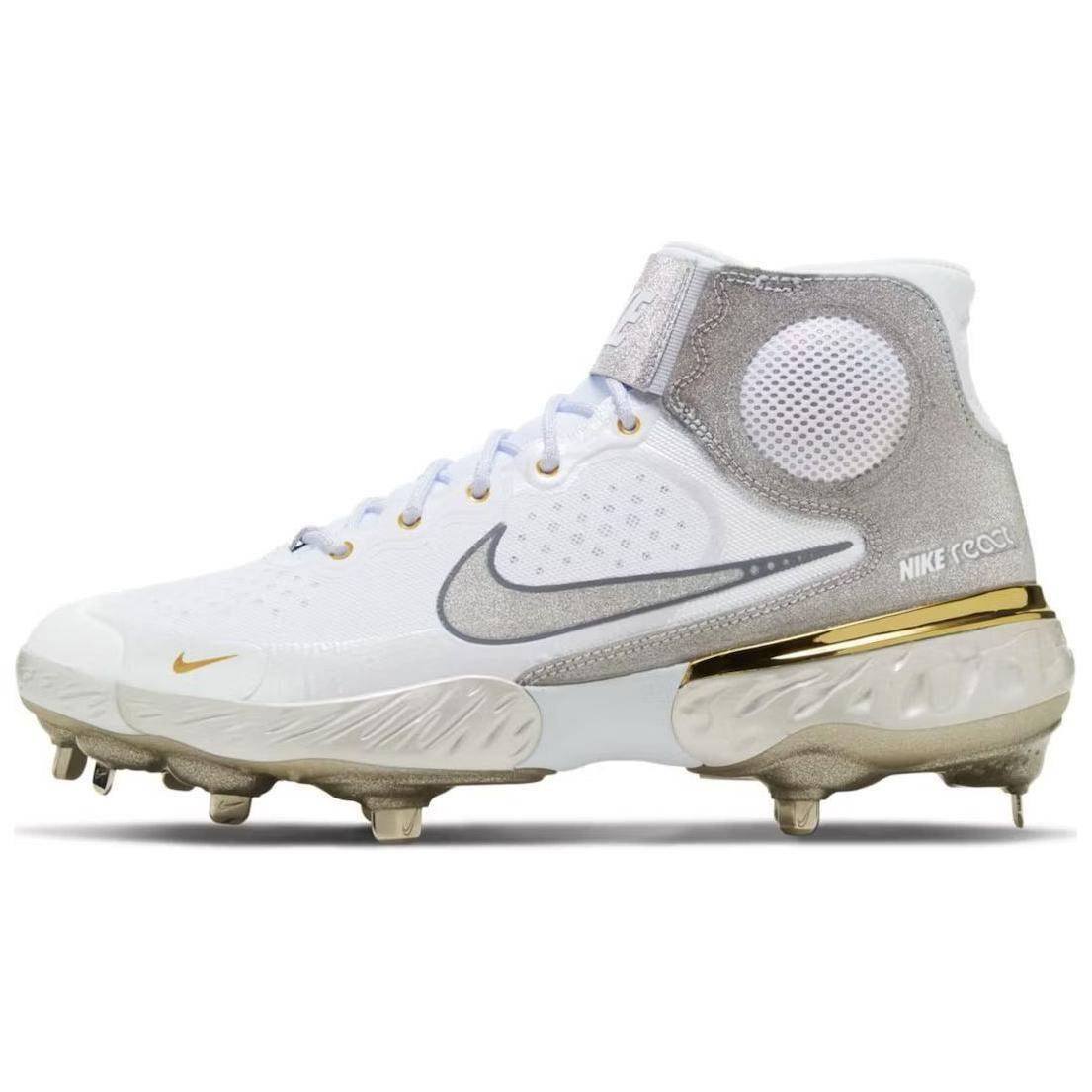 Nike Alpha Huarache Elite 3 Mid White Smoke Grey