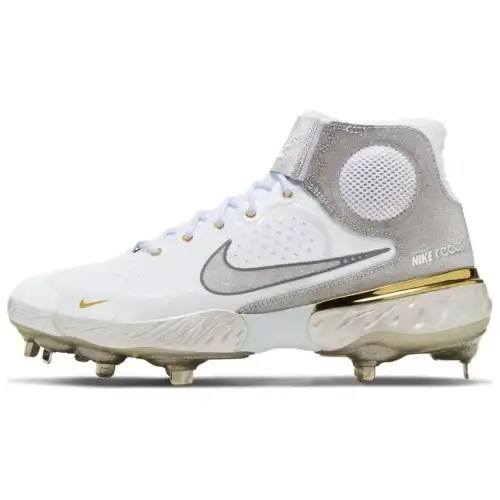 Nike Alpha Huarache Elite 3 Mid White Smoke Grey