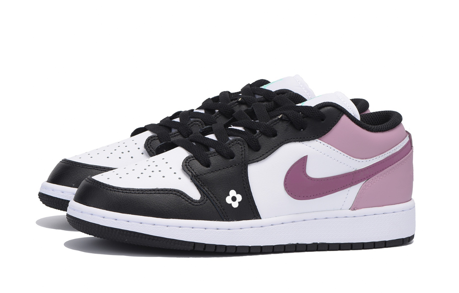 Jordan Air Jordan 1 Sweet, Cool, And Vintage, Special Shoe Box Low top Vintage Basketball Shoes Men’s White Pink