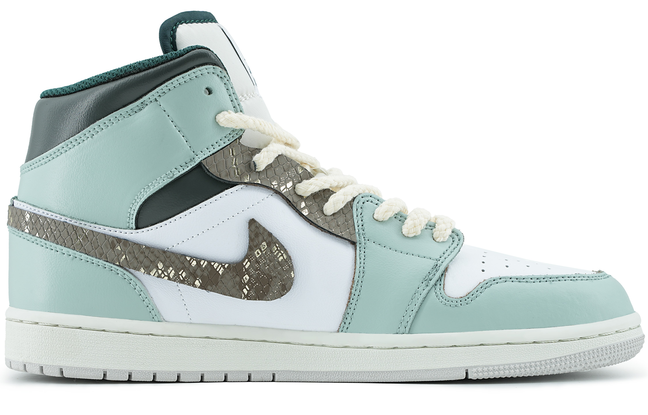 Jordan Air Jordan 1 Cushioning Abrasion Resistant Cushioning, Wear Resistant Mid top Vintage Basketball Shoes Men’s