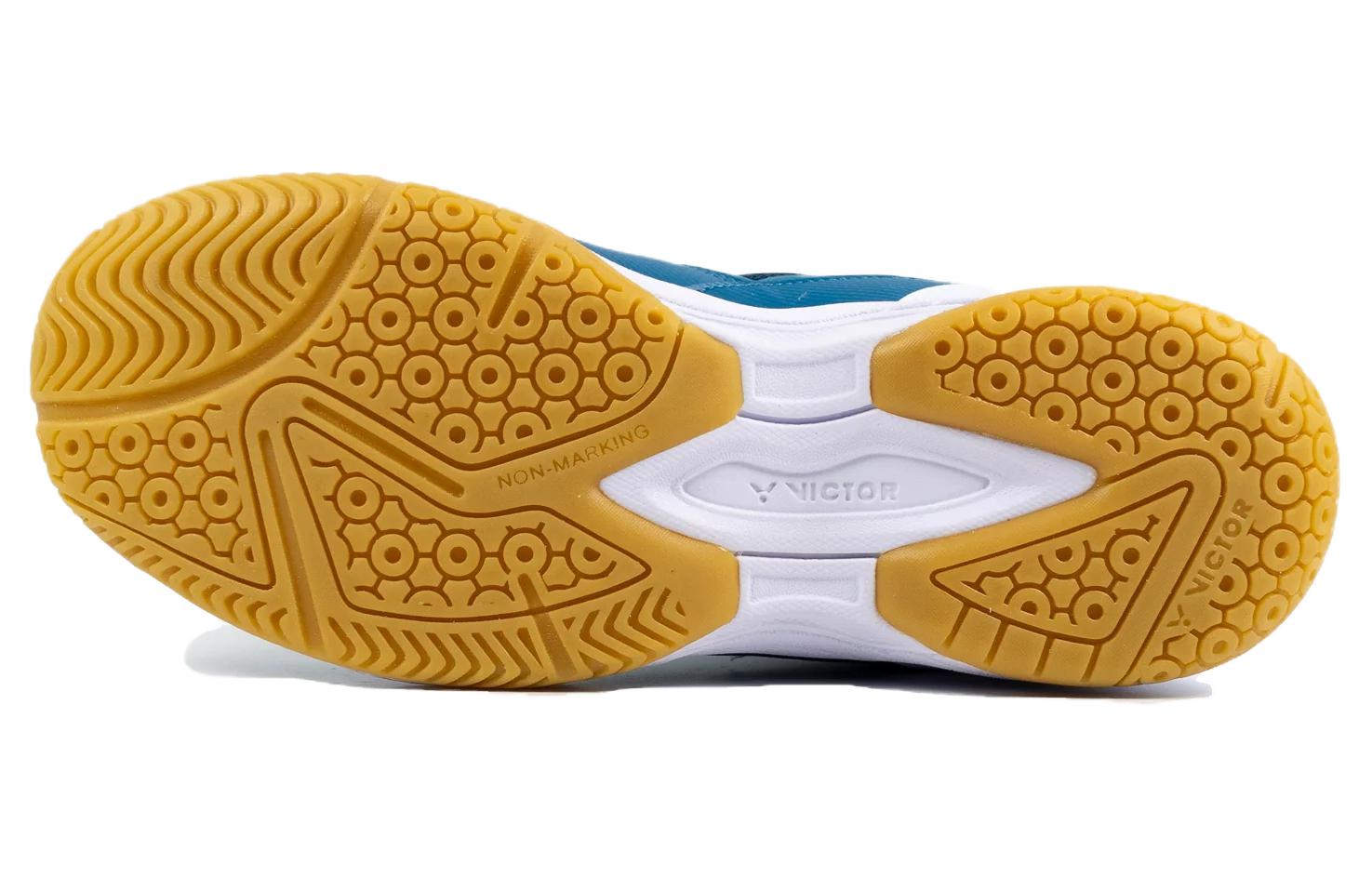 VICTOR Slip Resistant Badminton Shoes Unisex Green Blue