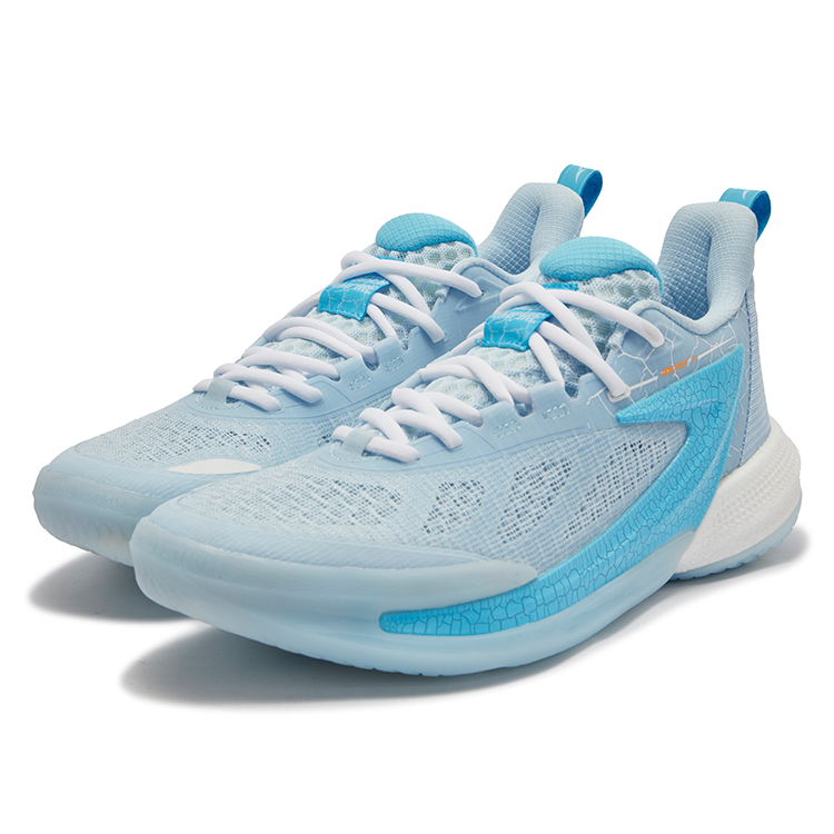 361° Slip Resistant Abrasion Resistant Low top Basketball Shoes Men’s Glacier Blue